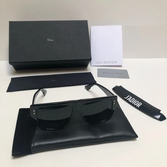Christian Dior J’Adior Visor Black Authentic Sunglasses EUC - Picture 3 of 17